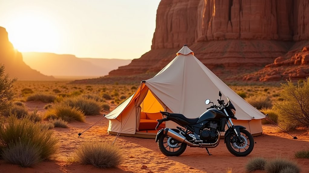 luxury red rock camping