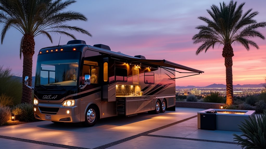 luxury rv camping amenities
