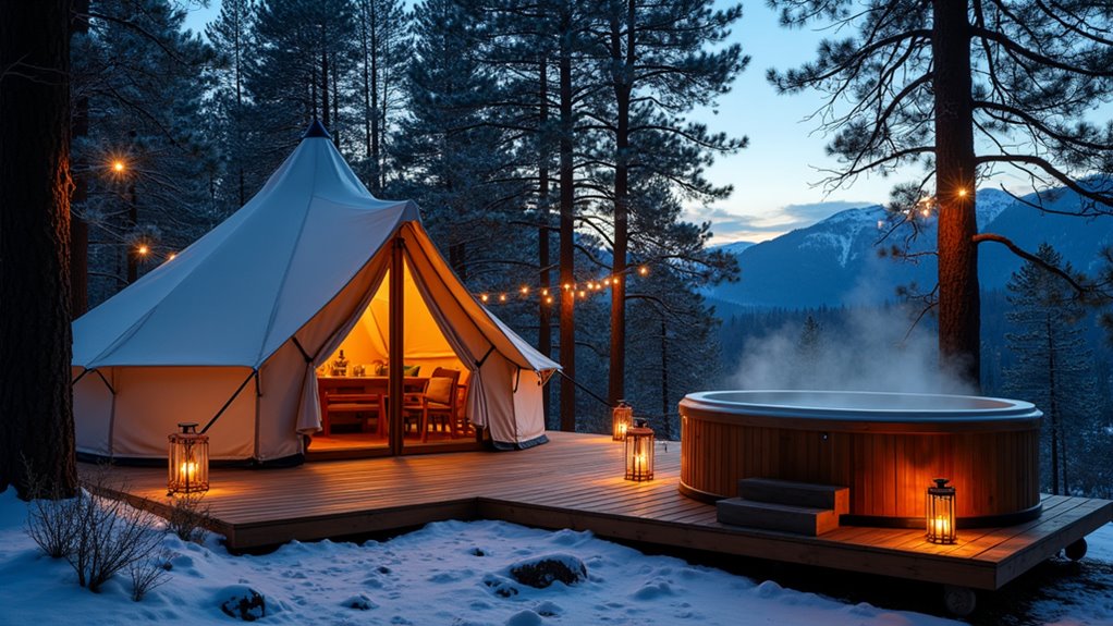 luxury wilderness glamping options