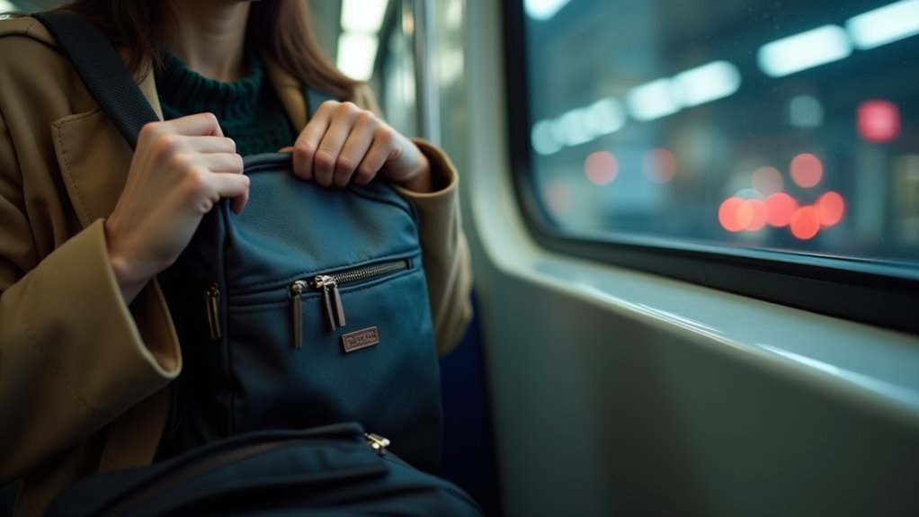 manage belongings securely while traveling