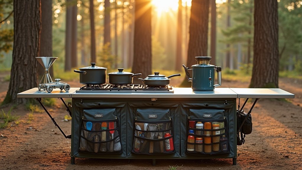 maximize outdoor cooking efficiency