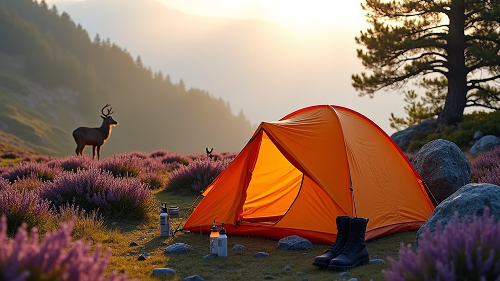 midges wildlife camping tips