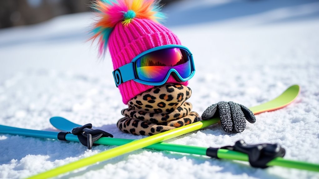 mix and match ski equipment style