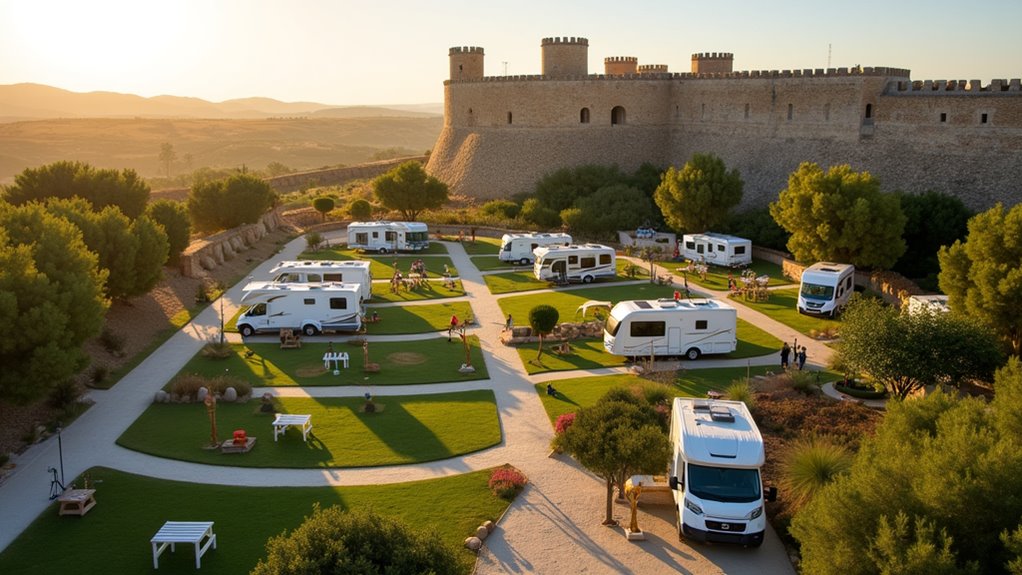 modern camping comfort amenities