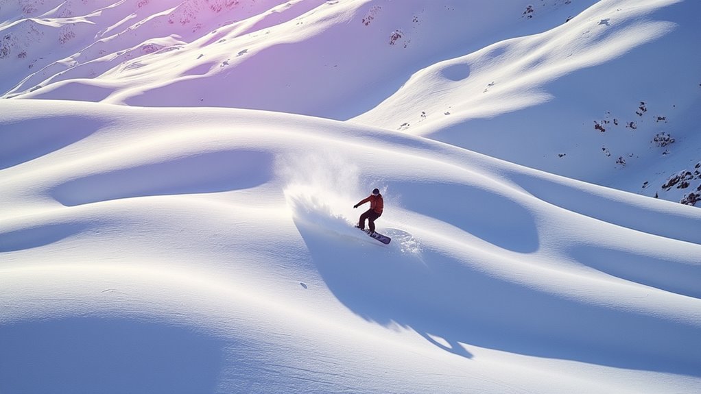 moguls form from repeated turns
