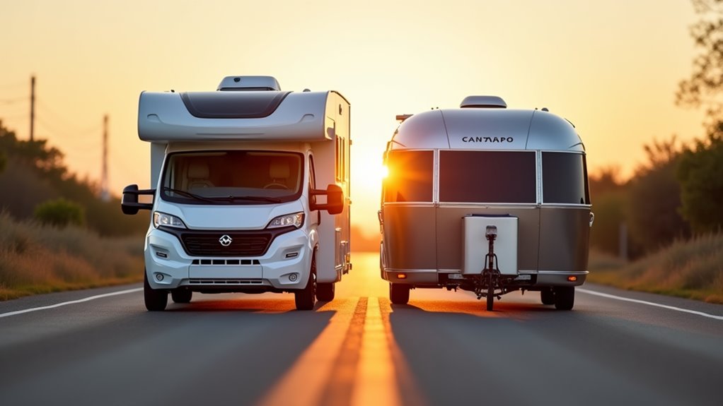 motorhomes versus caravans differences
