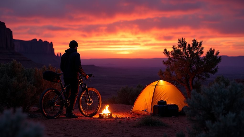 mountain biking trail network