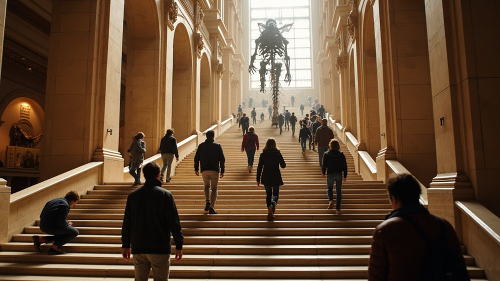 museum walking burns calories