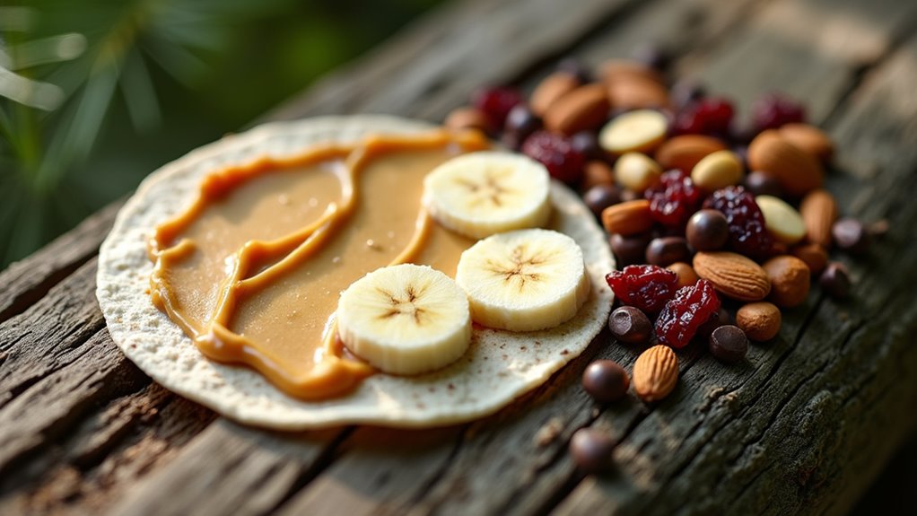 no cook trail mix wraps