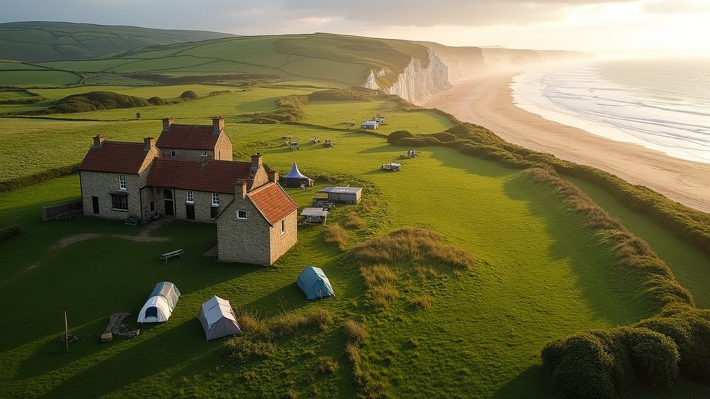 normandy coast history camping