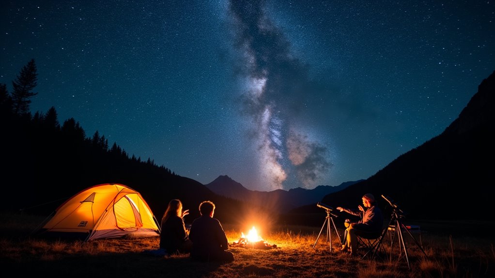 observe stars with binoculars