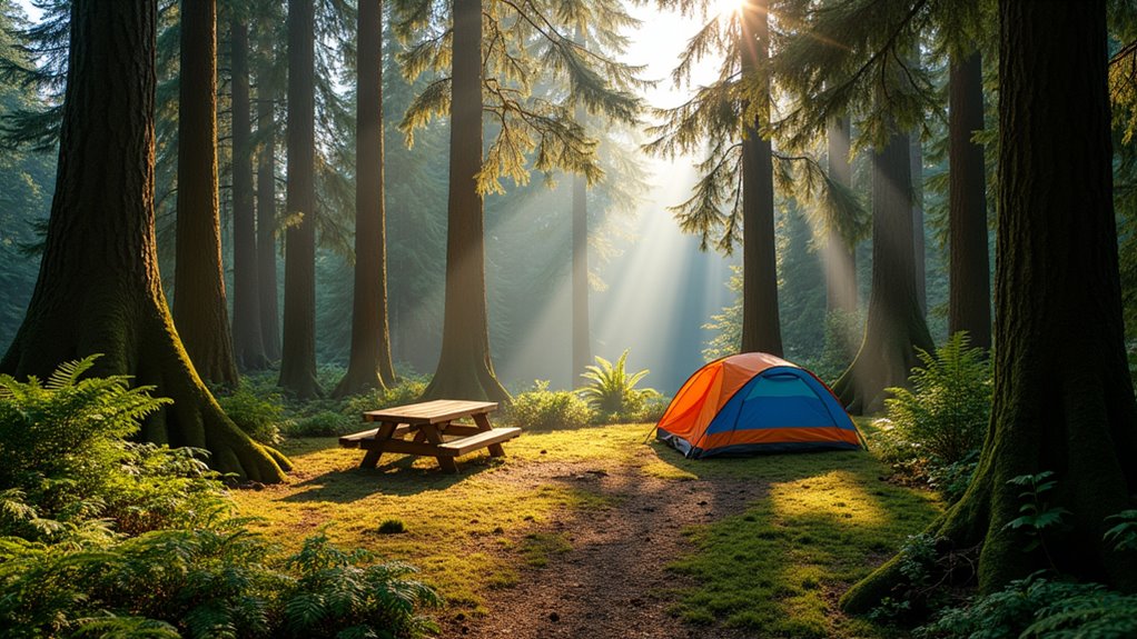 oceanfront camping at green point
