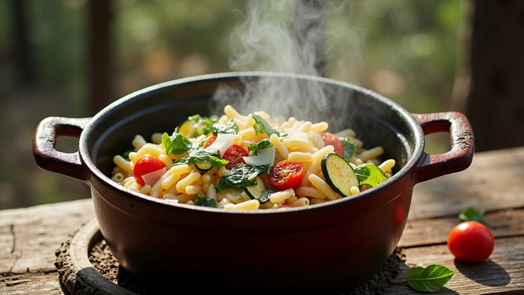 one pot orzo vegetable dish