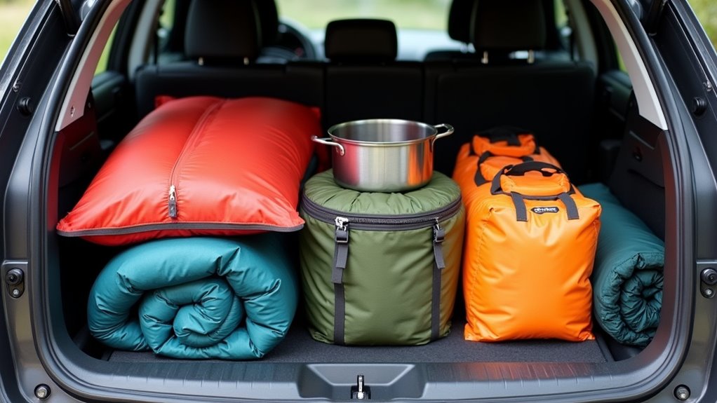 organized camping gear solutions