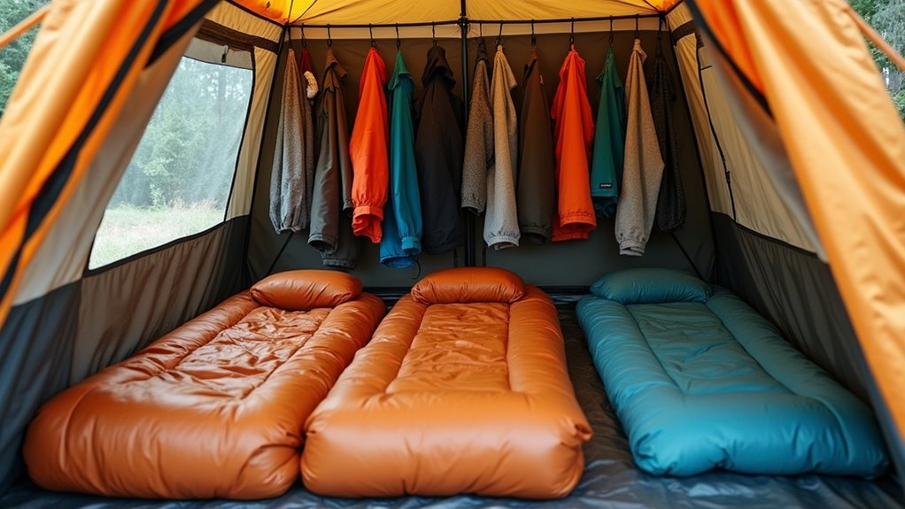 organized protective clothing storage