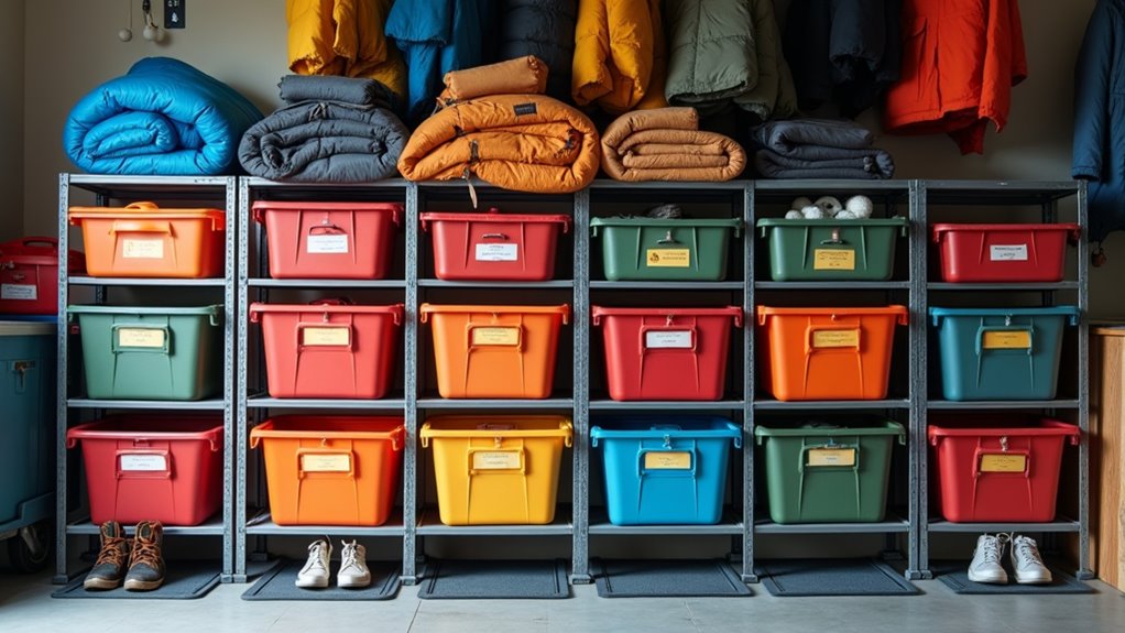 organized storage and labeling