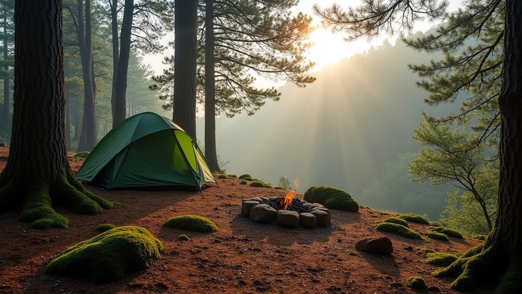 outdoor paradise for camping