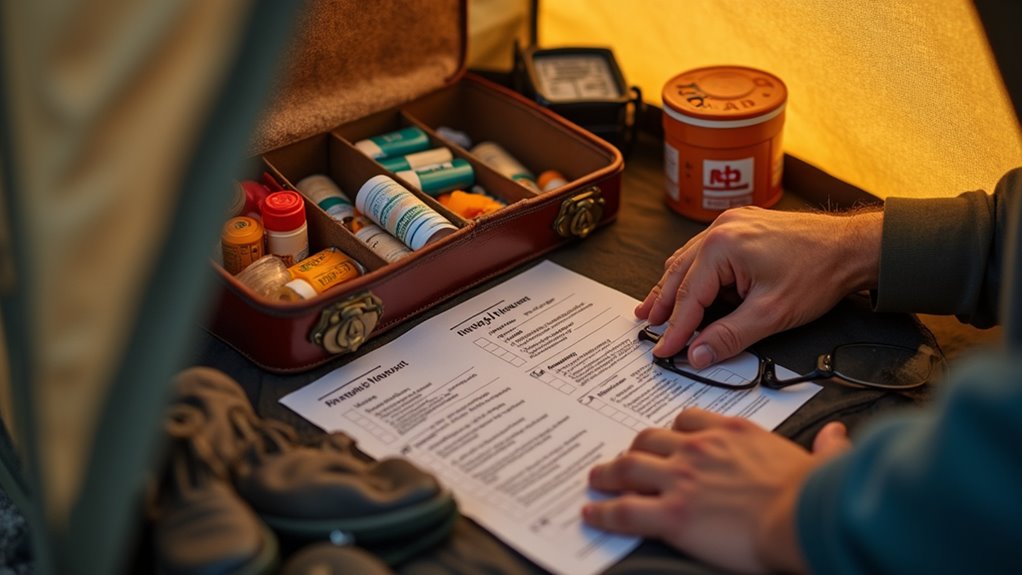 pack medications and first aid