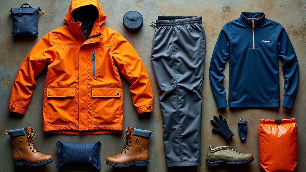 pack waterproof rain gear