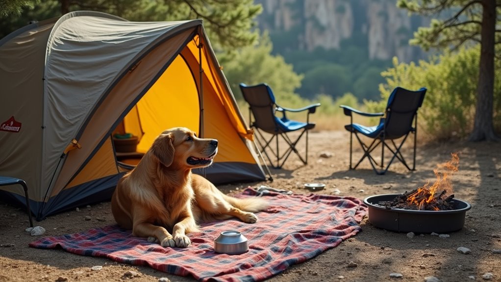 pet friendly camping regulations apply