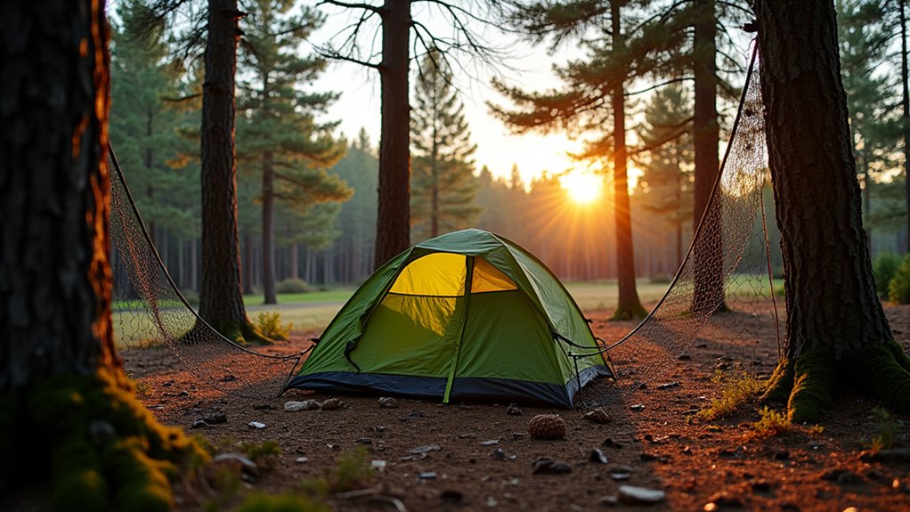 physical barriers for camping