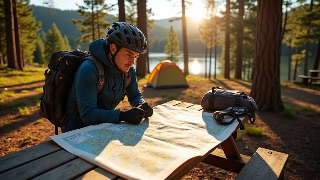 plan routes and campsites