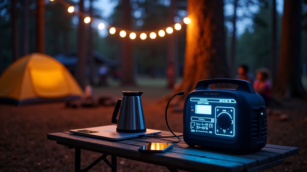 portable generators enhance camping