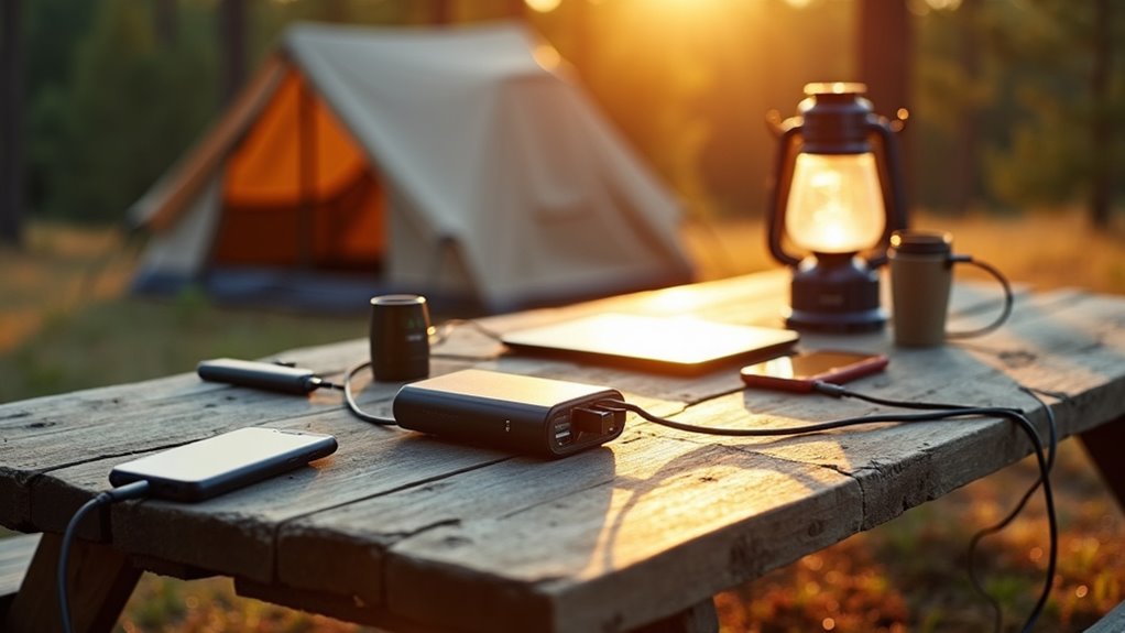 portable solar chargers outdoors