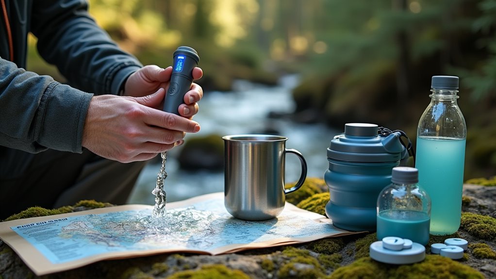 pre trip water purification planning