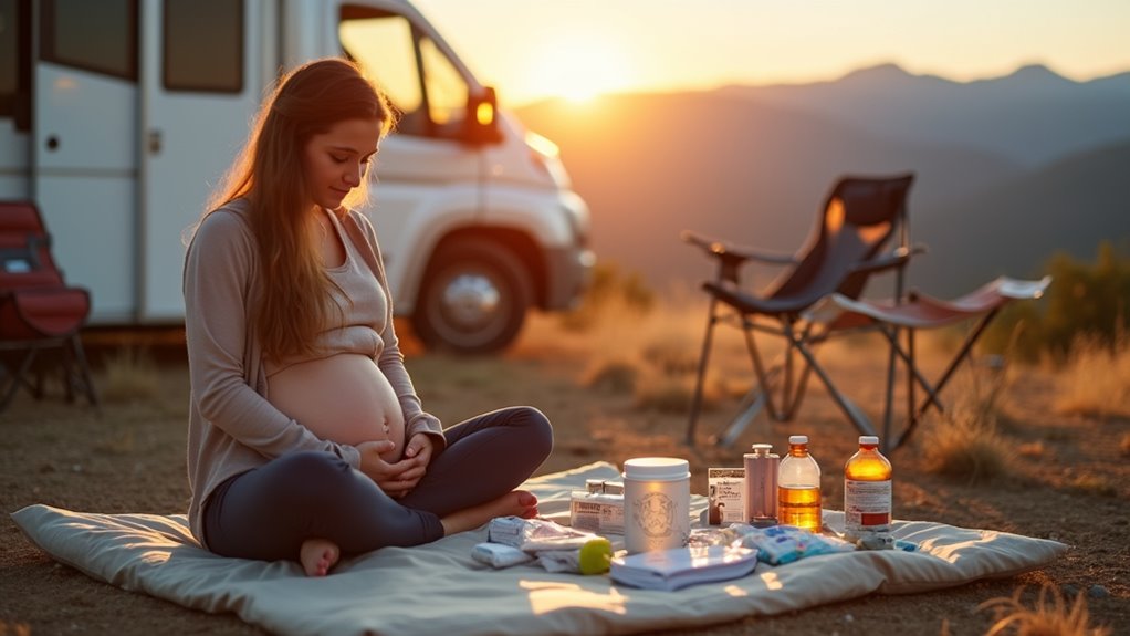pregnancy camping medical preparations