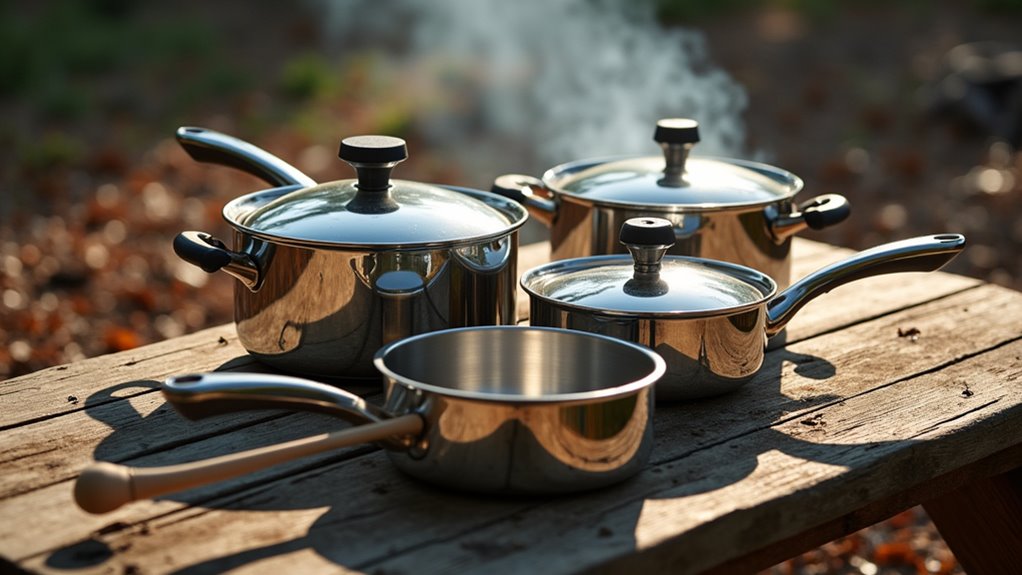 premium camping cookware set