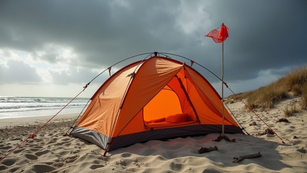 prepare for tide and weather