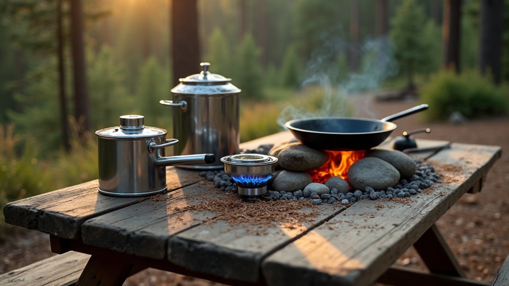 prepare multiple cooking options
