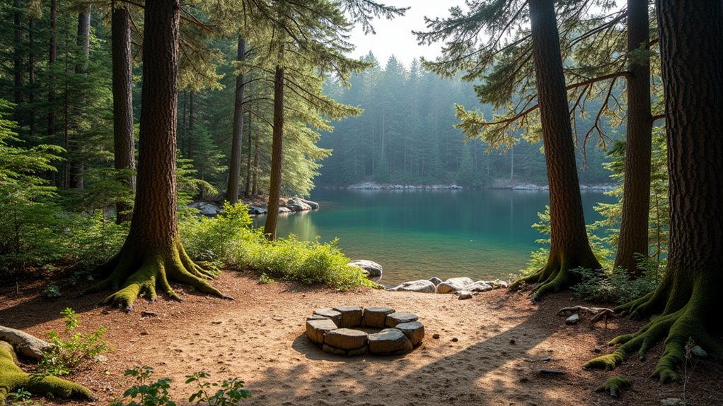 primitive backcountry camping experience