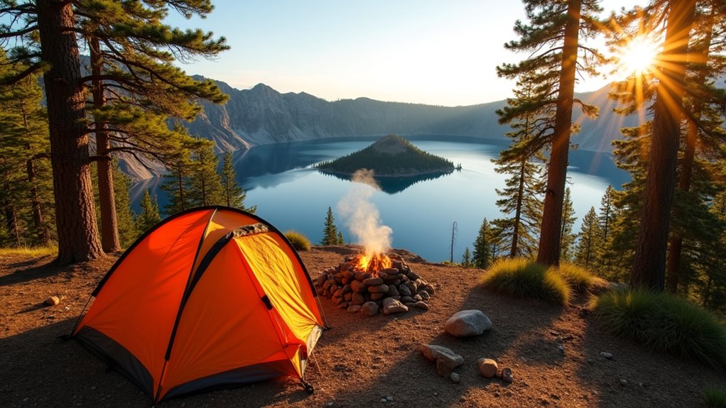 pristine lake camping adventures