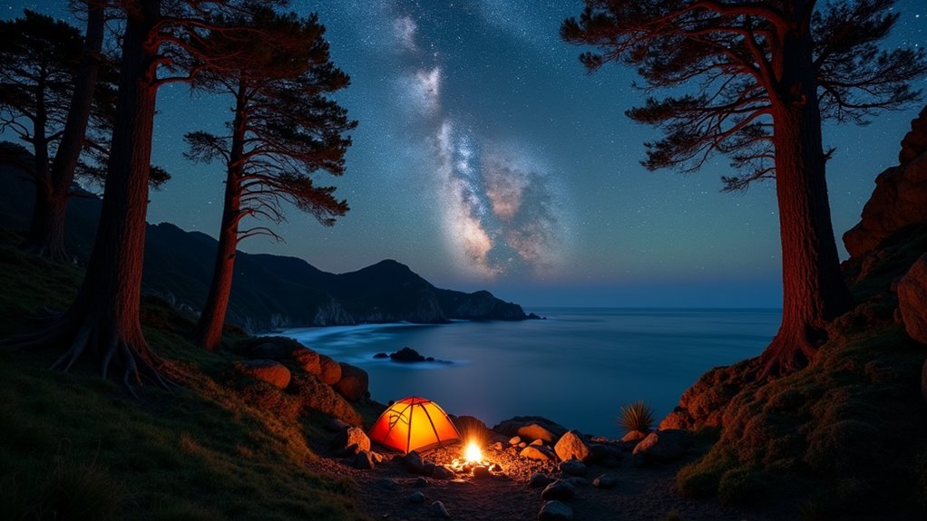 pristine stargazing in big sur