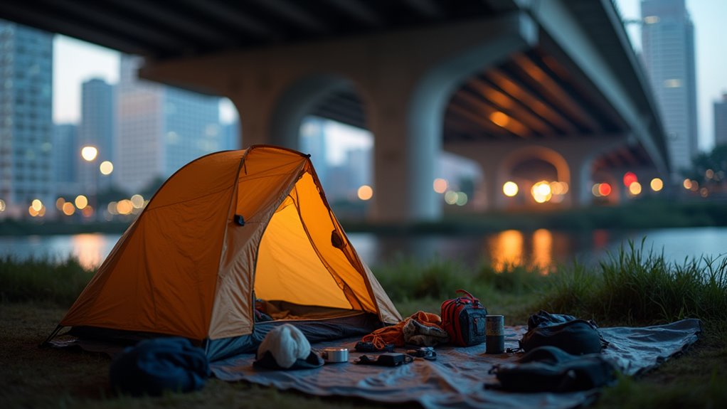 prohibited urban wild camping