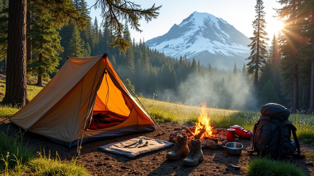 proper mountain camping gear