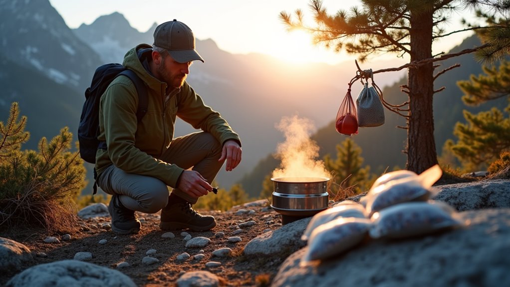 proper mountain food storage