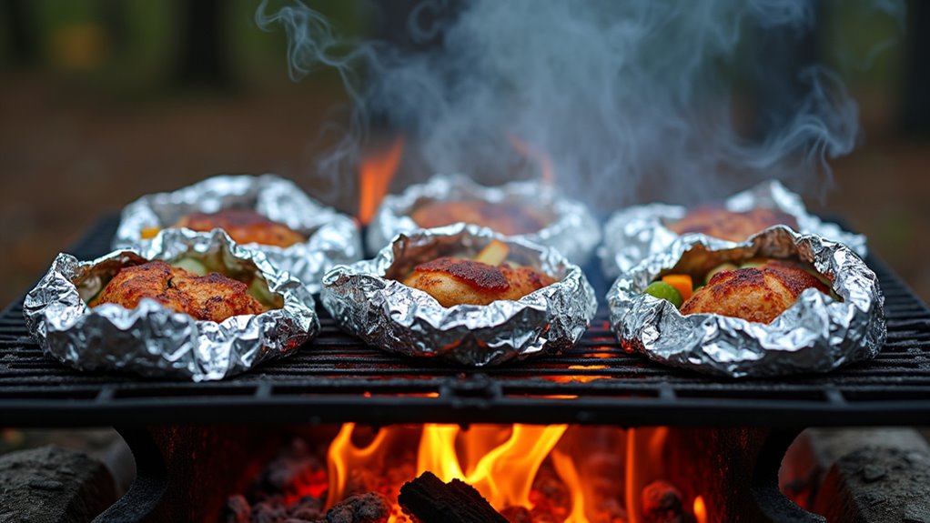 protein foil packets enhance campfire meals