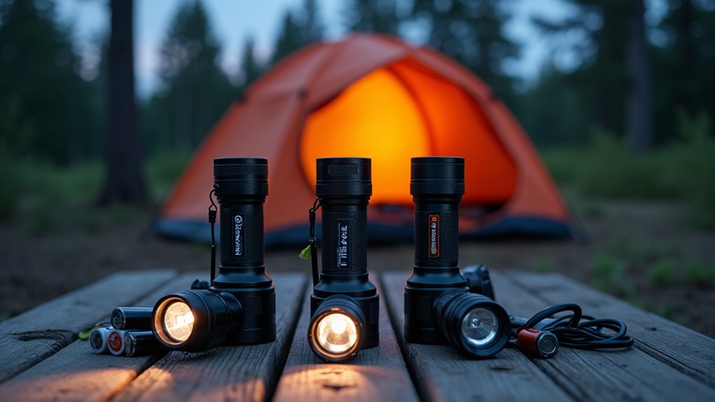 quality camping flashlights available