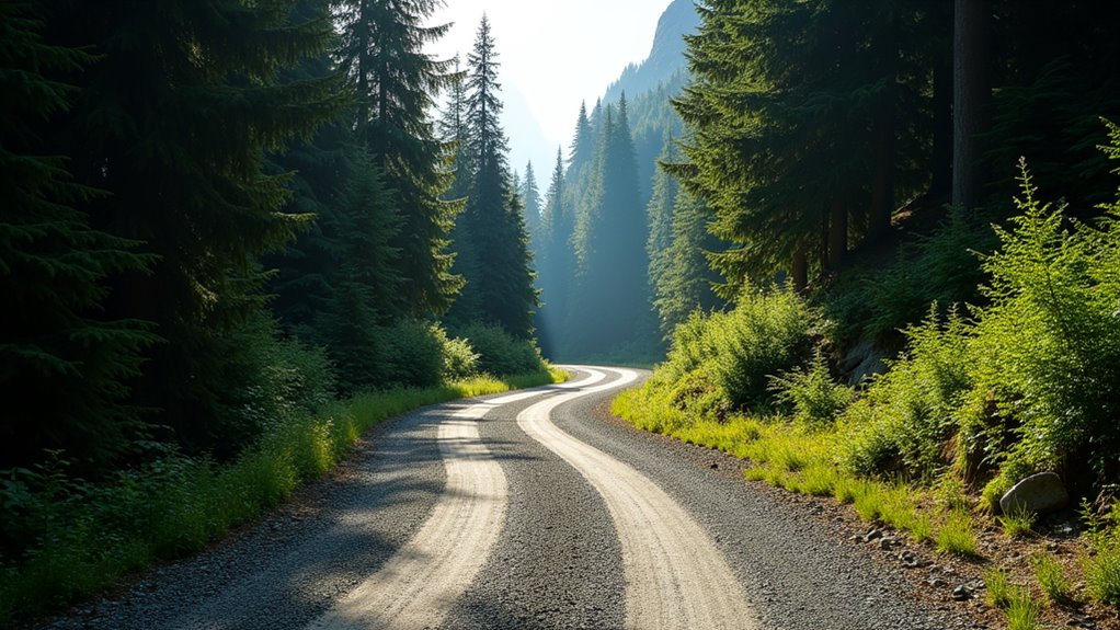 remote access via gravel road