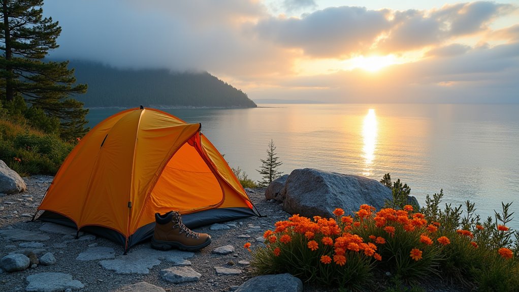 remote wilderness camping experience