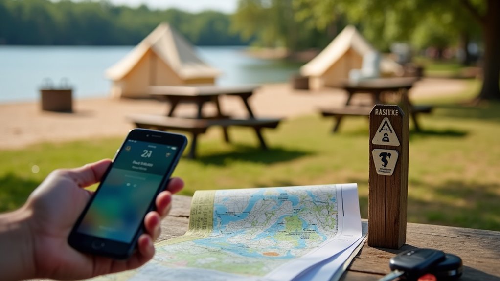 reserve campsites early online