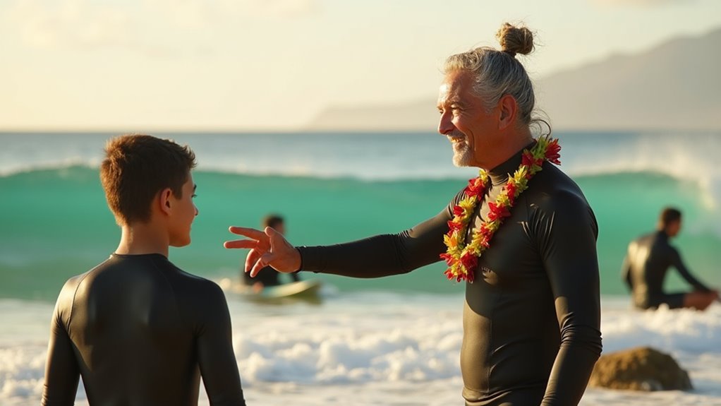 respect local surf etiquette