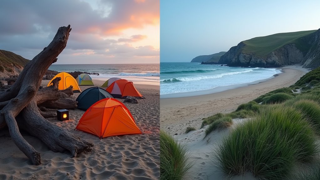responsible beach camping practices