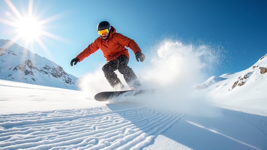 rhythmic vertical snow movements