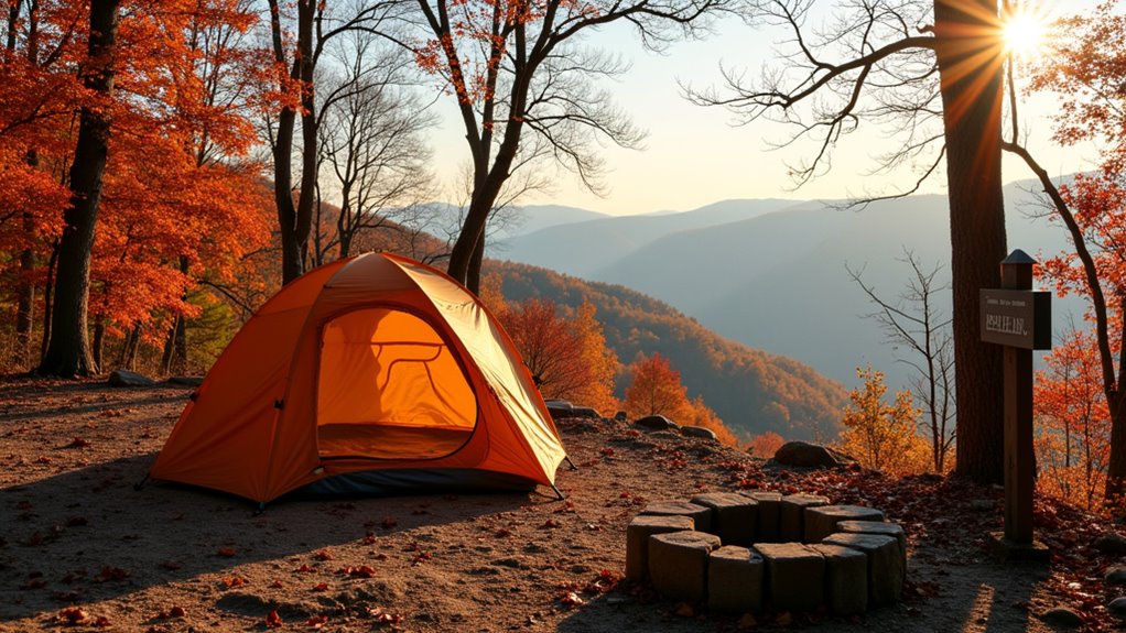 ridge trail dispersed camping