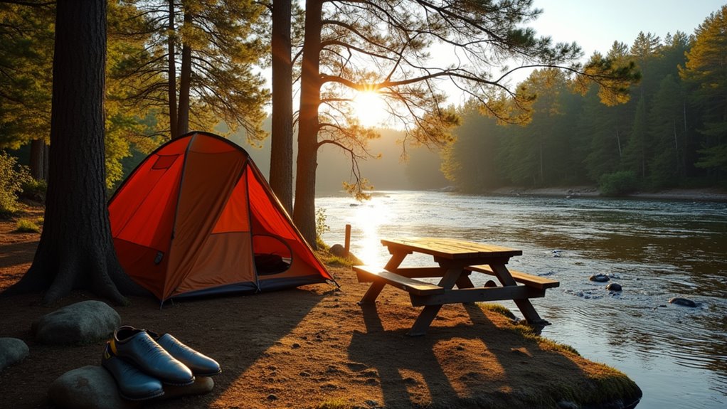 riverside camping adventure awaits