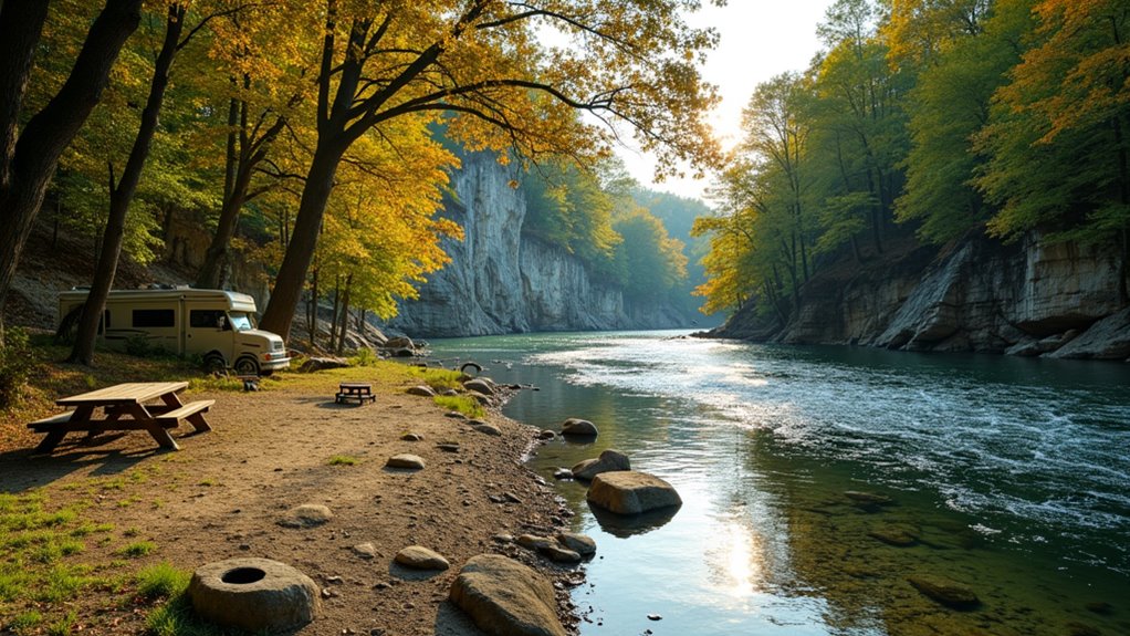 riverside primitive wilderness camping